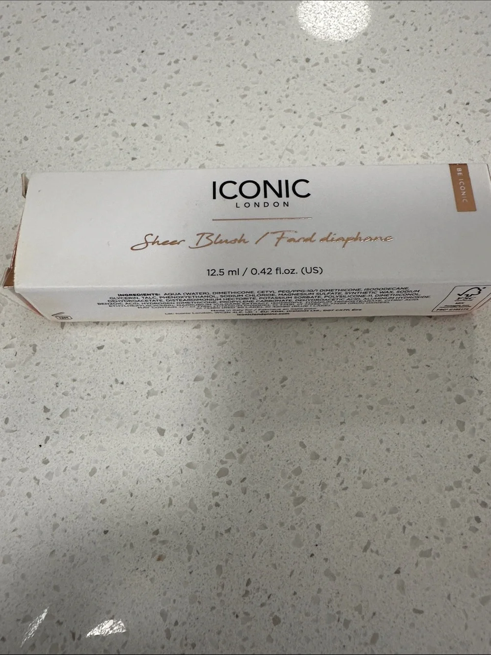 ICONIC London Sheer Blush - Rose Riot. Sheer Blush Liquid Gel Formula